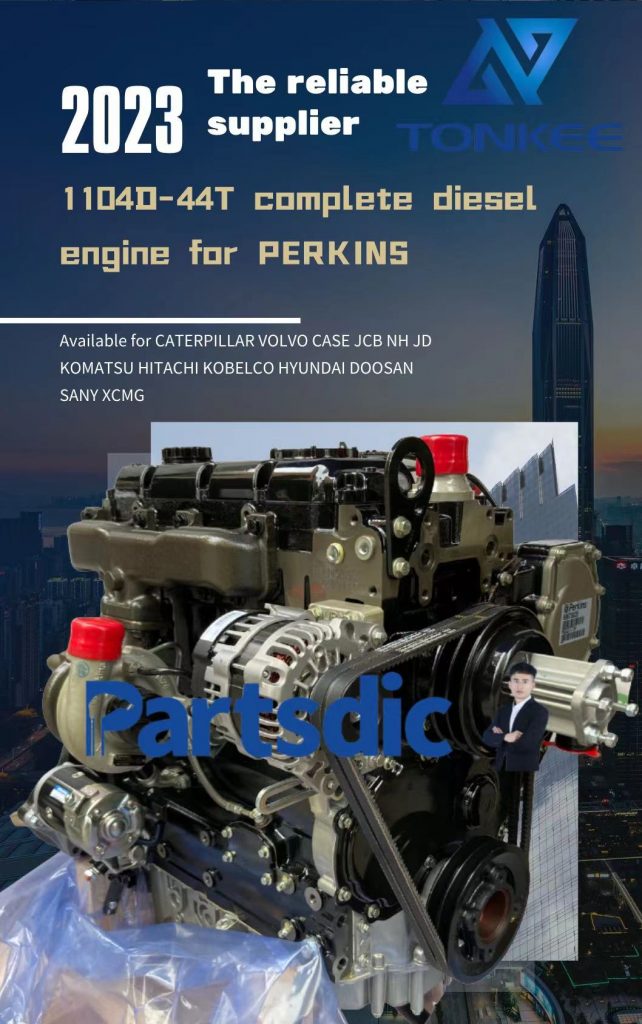 OEM 1104D-44T diesel engine complete for PERKINS